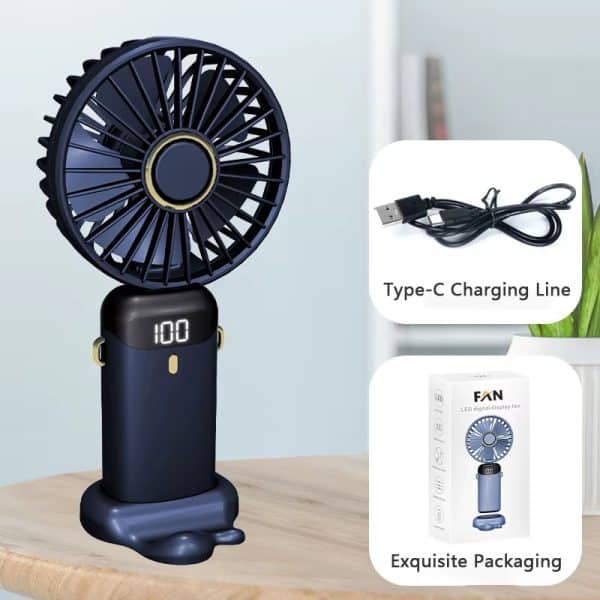 main-04 2026 Lightweight Handheld Bladeless Mini Fan -4